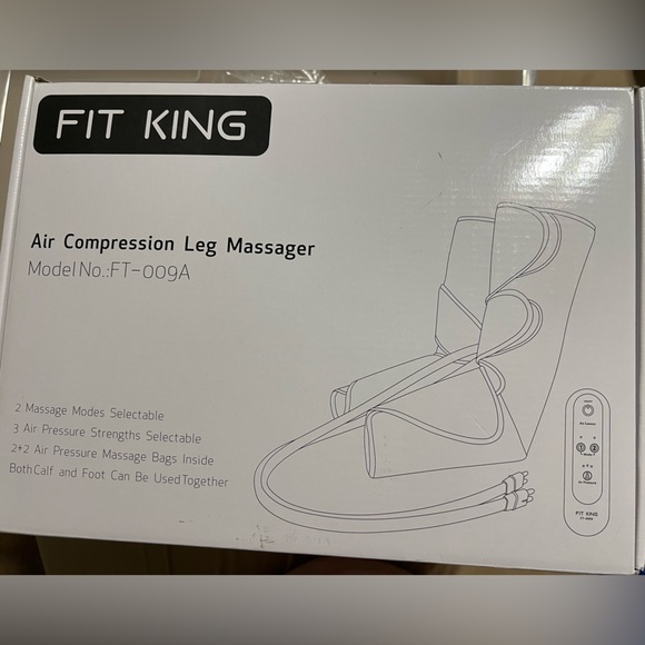 Air Compression Leg Massager - White